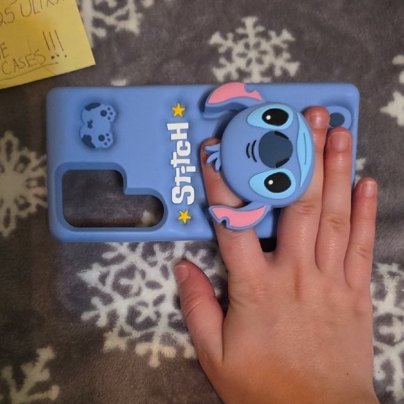 Samsung S25 Ultra Blue Stitch Character Case - Picture 5 of 5
